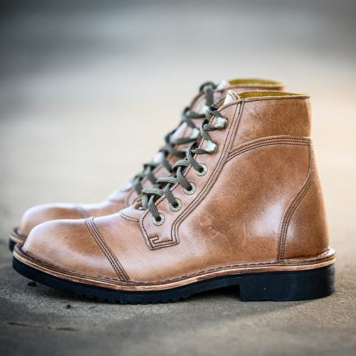 Numzaan Boot – Natural Veg Tan, Frog Sole