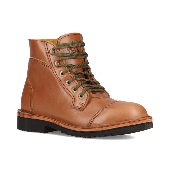 Numzaan Boot – Natural Veg Tan, Frog Sole