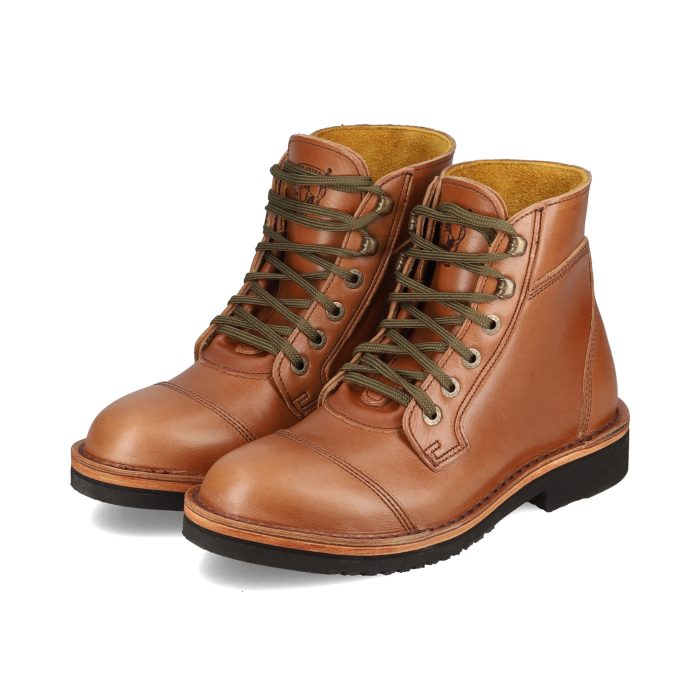 Numzaan Boot – Natural Veg Tan, Frog Sole