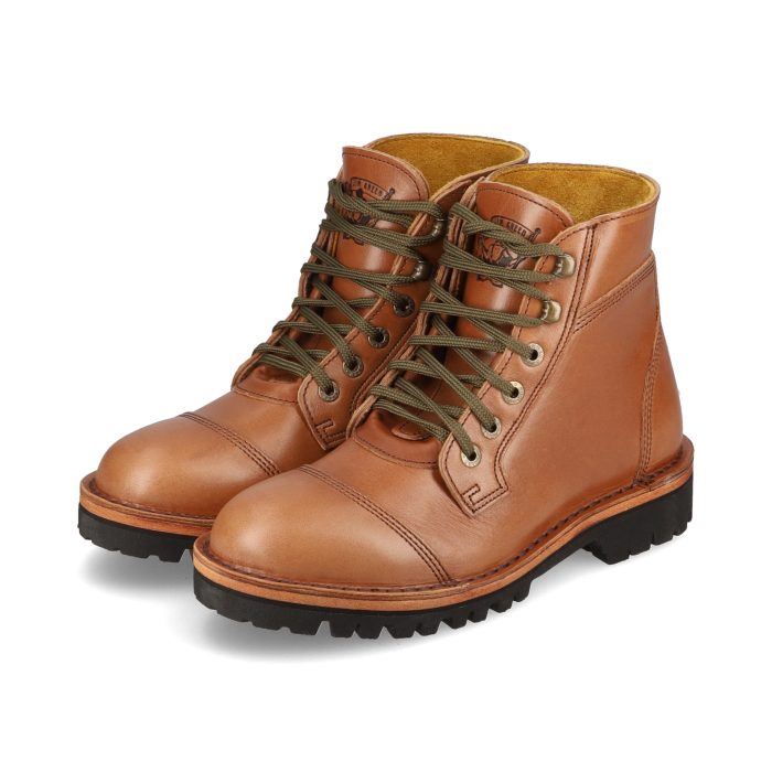 Numzaan Boot – Natural Veg Tan, Grip Sole