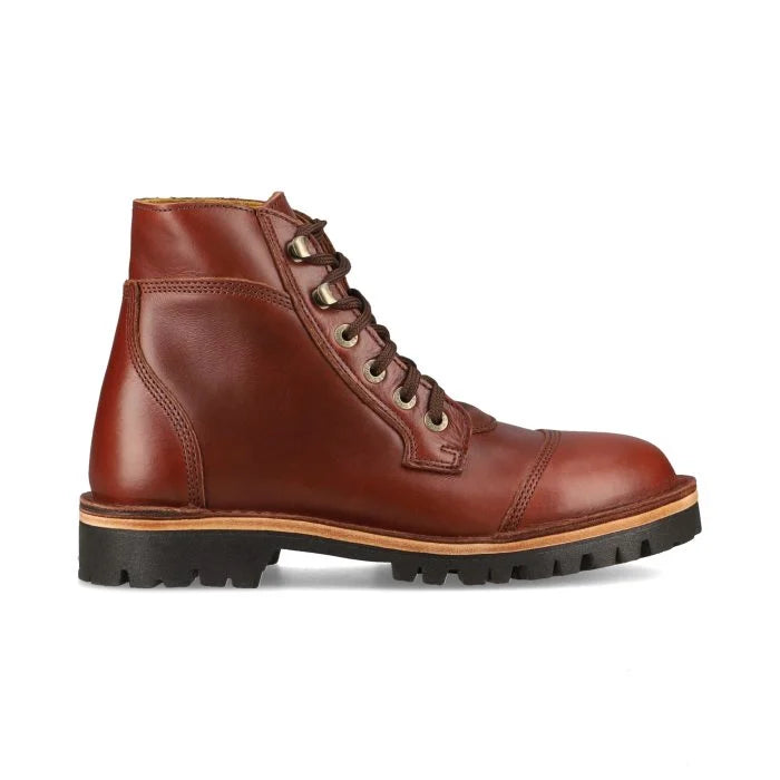 Numzaan Boot – Walnut Veg Tan, Grip Sole