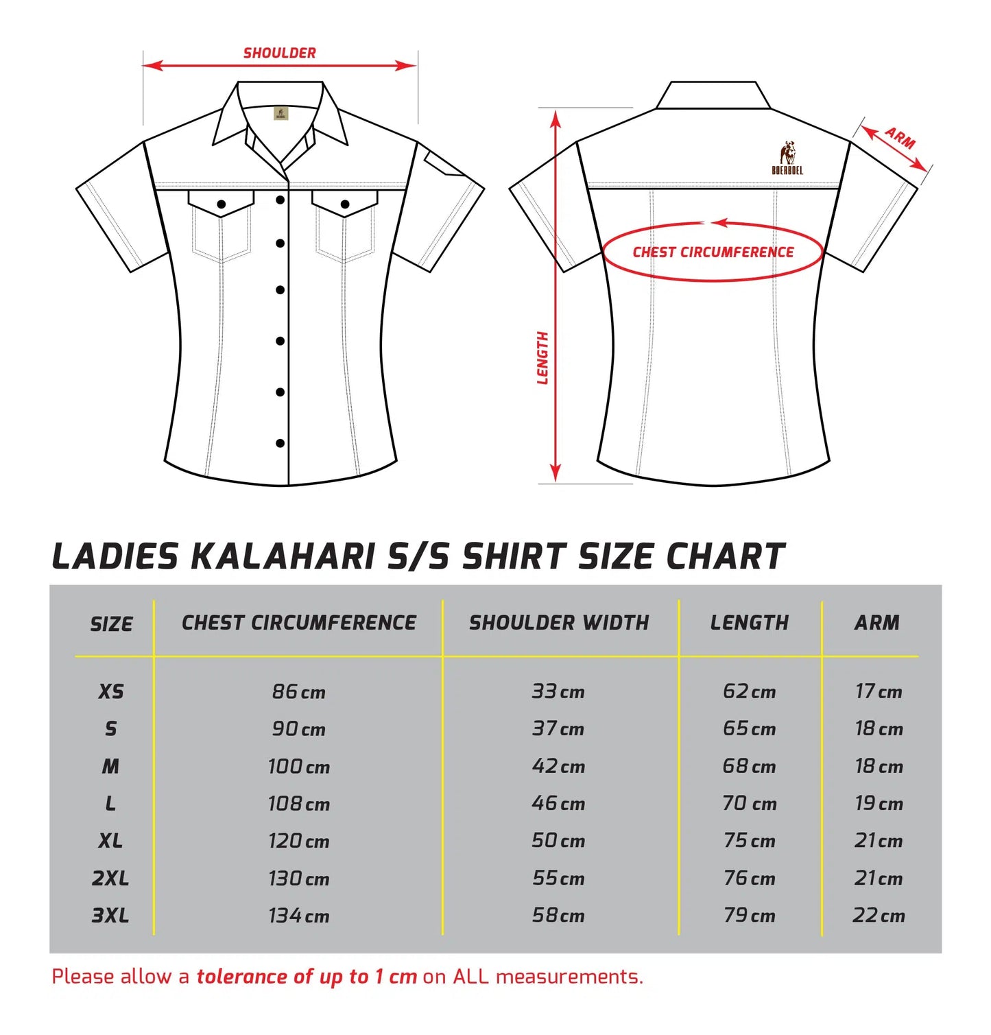 Ladies Kalahari Shirt - Stone