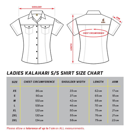 Ladies Kalahari Shirt - Stone