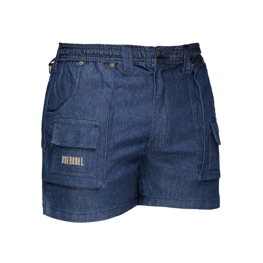 photo-Denim DKW boerboel shorts, front view 