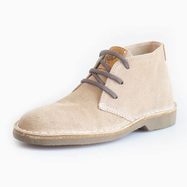 photo-fawn suede ladies Jim Green vellie, side view 2