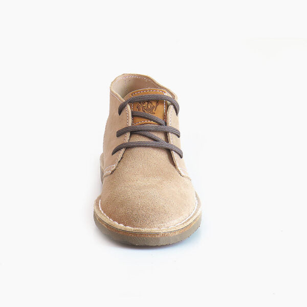 photo-fawn suede ladies Jim Green vellie, front view