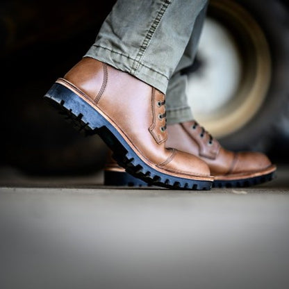 Numzaan Boot – Natural Veg Tan, Grip Sole