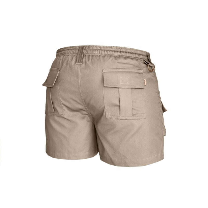 photo-Putty DKW boerboel shorts, back view 