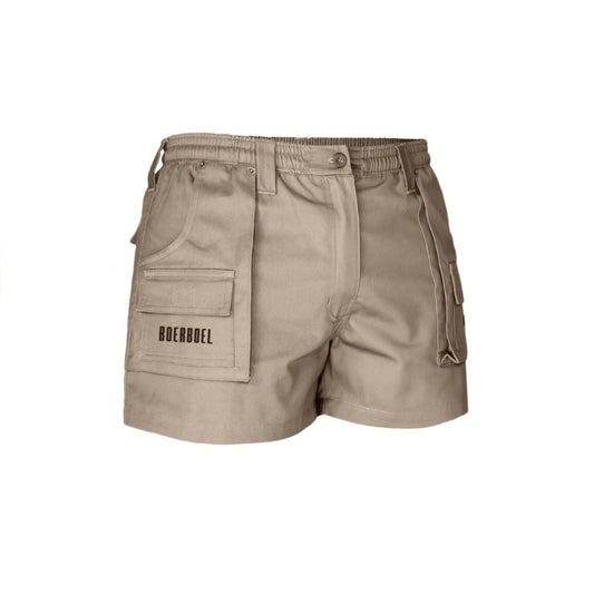 photo-Putty DKW boerboel shorts, front view 