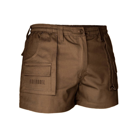 photo-tobacco DKW boerboel shorts, front view 