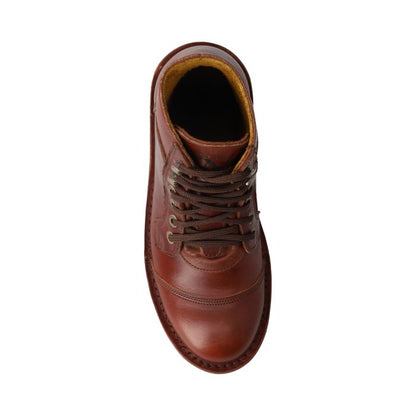 Numzaan Boot – Walnut Veg Tan, Frog Sole