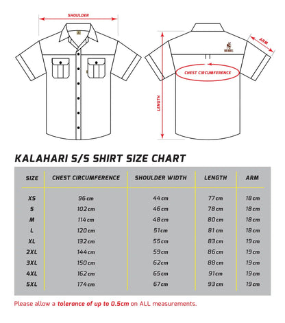 Men’s Kalahari Shirt L/S – Stone