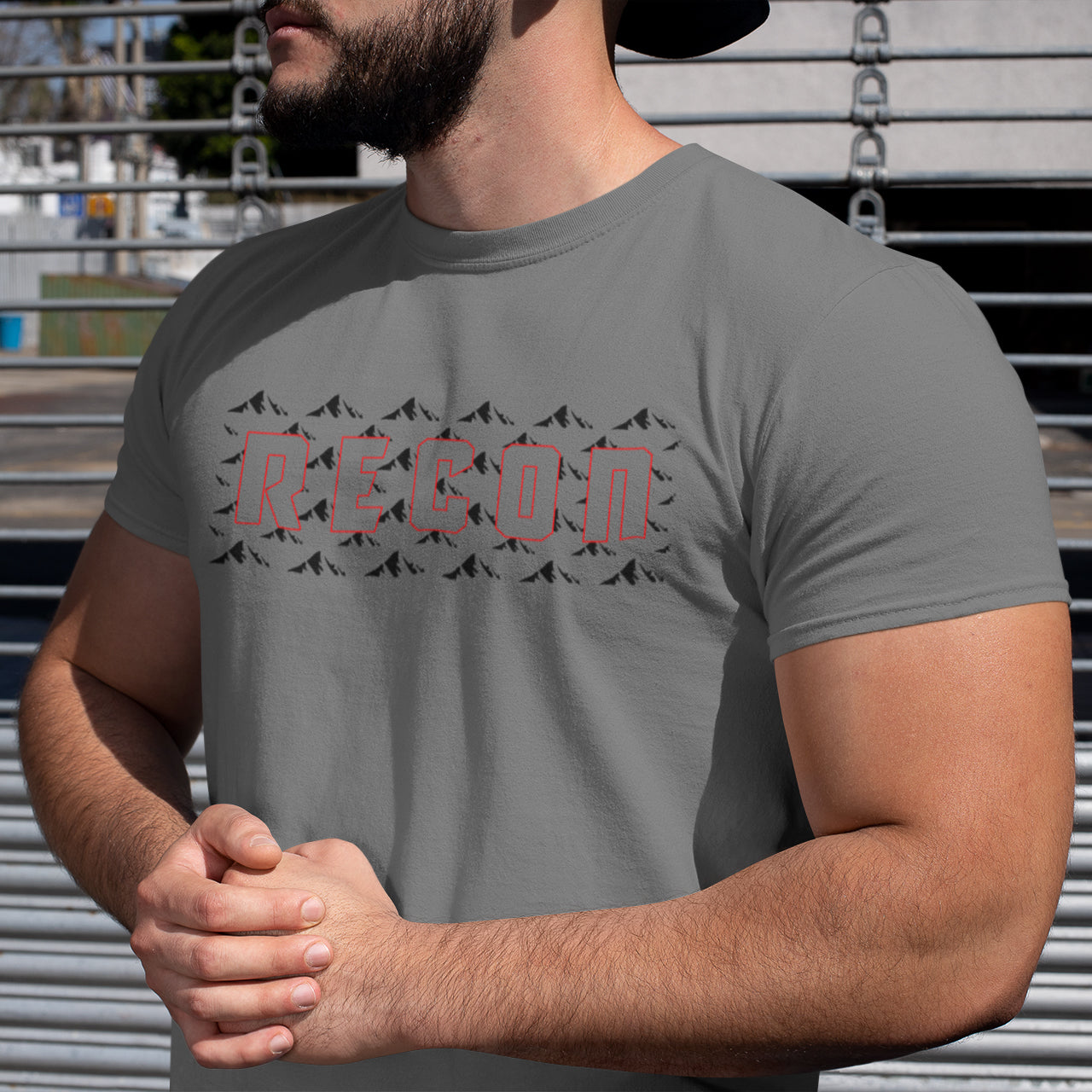 Recon T shirt - multi print