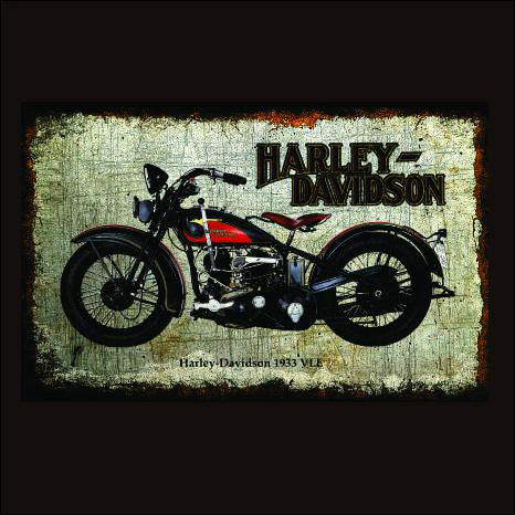 Steel Sign-Harley Davidson 2