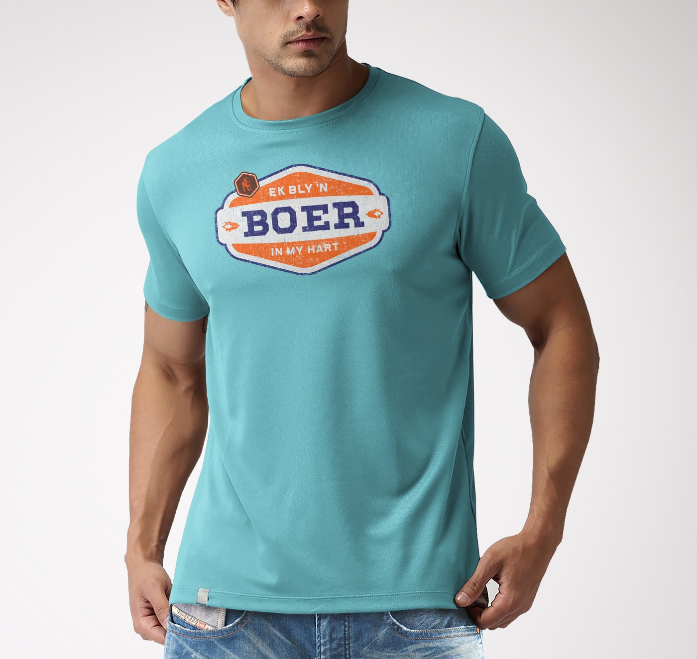 Boerboel T-Shirt - Ek bly n Boer