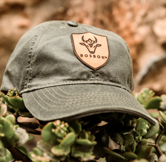 Bosbok Oilskin Cap - Green