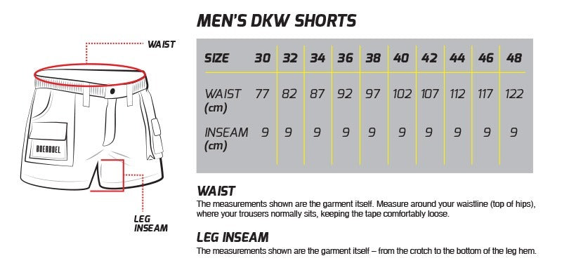 illustration-DKW boerboel shorts, size guide